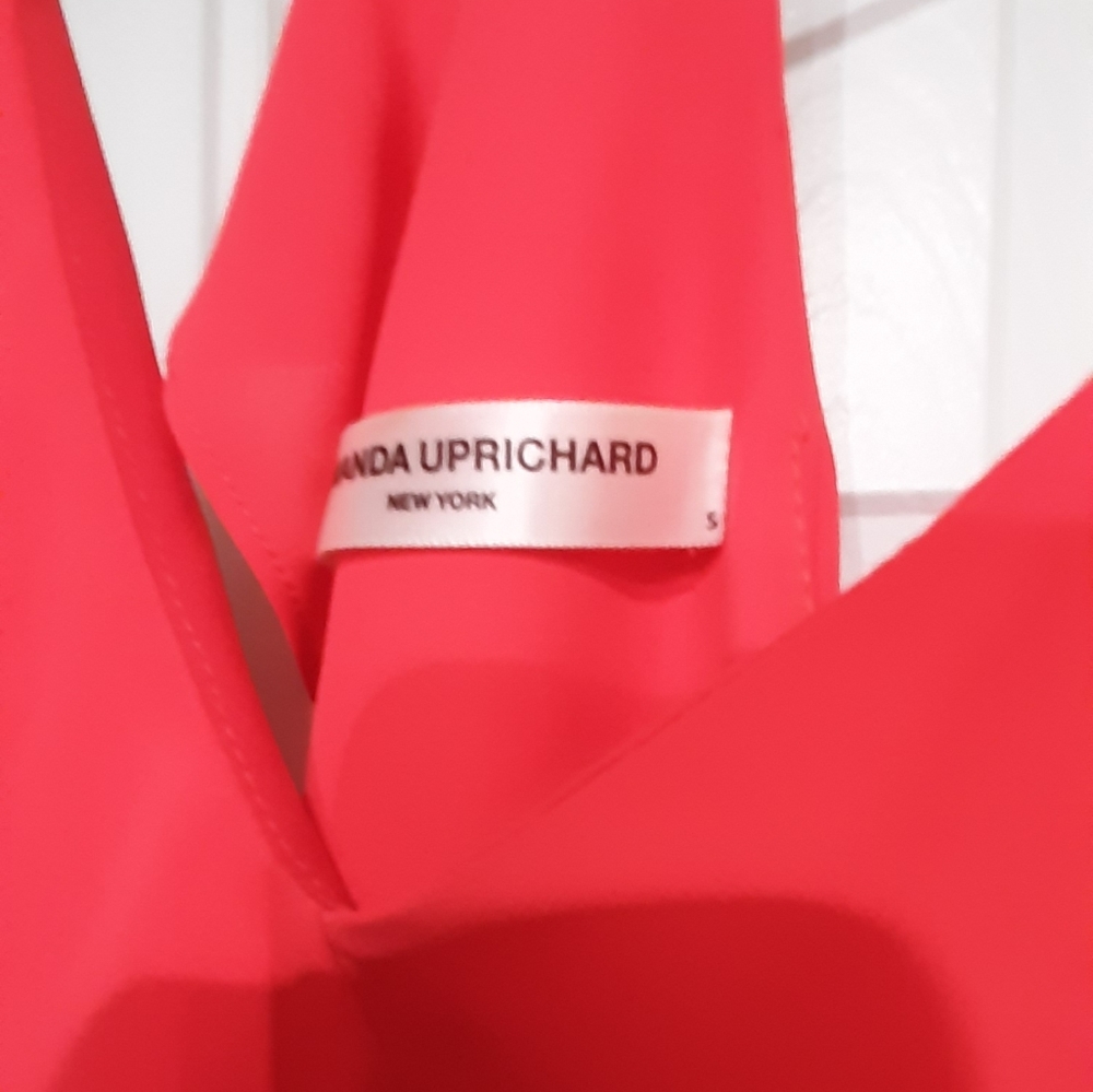 AMANDA UPRICHARD RIVAGE RED MINI DRESS SIZE S - Picture 6 of 12